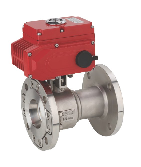 1-Piece IC Flanged End Ball Valves With ISO Mounting Pad